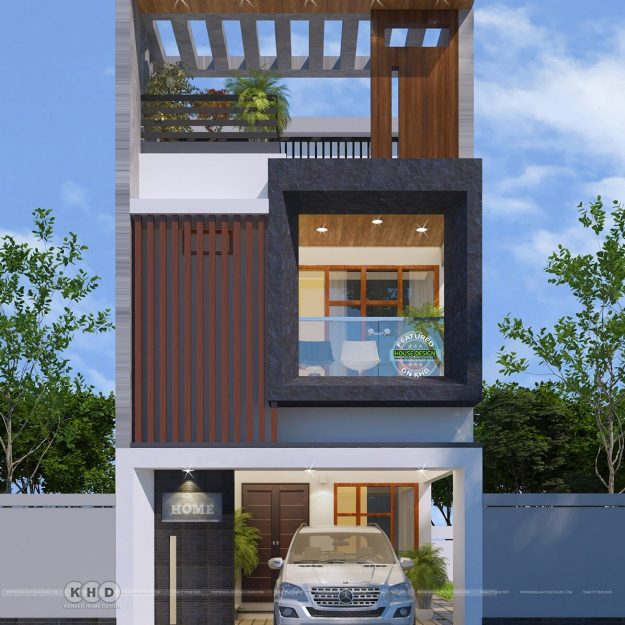 small-plot-narrow-house-design